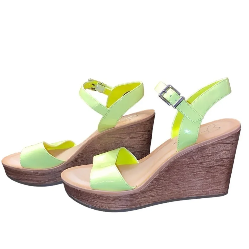Jeasica Simpson Neon Wedges‎